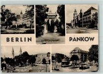 10115 O1100 Pankow - Breite Straße Rathaus Oberschule Carl von Osstetzky Bürgerpark - Eingang