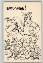 Nr. 63 sign Kirsten - Deutschmeister-Witwen und Waisenstiftung (Aktion im Felde) Militär Karikatur Künstlerkarte