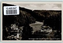 75378 W7263 Möttlingen , Württ - Landpoststempel Monbachtal bei Bad Liebenzell Kurhaus und Jugenderholungsheim