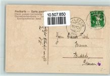 Küken und bunte Eier, Blick in die Landschaft, Veilchen AK Osterei 1909 Prägedruck