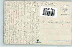Nr. 1740-3 - Mädchen mit einer Gans AK Gute Erhaltung Colombo