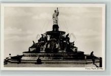 44000 Nantes 1938 Foto AK La Fontaine Place Royale AK