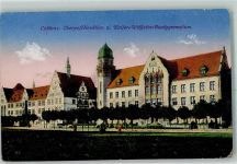 56068 W5400 Koblenz am Rhein 1917 - Oberpostdirektion Kaiser-Wilhelm-Realgymnasium Turm Stempel Geprüft zu befördern Feldpost