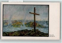 Nr. 86 - Wieland - Gipfelkreuz Teubner Künstlerkarte