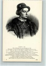 Louis XI, gute Erhaltung AK Adel Frankreich