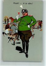 Frankreich - Nr. 7718 - Prosit - gute Erhaltung Militär Karikatur
