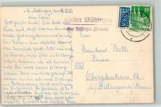 89426 W8886 Mödingen - Landpoststempel über Dillingen Donau Kloster und Institut Maria-Medingen