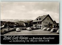 88161 W8998 Lindenberg i. Allgäu - Hotel-Cafe Alpina VW-Käfer