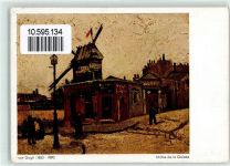 57518 W5240 Betzdorf , Sieg Künstlerkarte Landpoststempel Nauroth sign Van Gogh Mühle de la Galette Nr 120