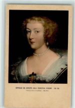 Principessa D`Orange - Fototipia Hans Hoesch - Milano - Nr. 14 - Gemälde von van Dyk Adel Italien