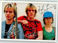Bravo Autogrammkarte - Police Rock / Pop