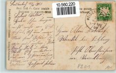 83101 W8201 Lauterbach , Kr Rosenheim, Oberbay 1908 Gebrauchsspuren Blick nach Lauterbach