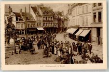 60400 Noyon - Wochenmarkt Marktszene