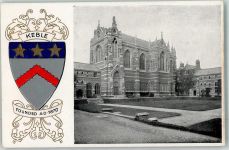 Oxford Prägedruck Keble College Wappen