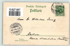50667 W5021 Köln Neustadt-Süd 102 1909 Lithographie / Künstlerkarte Sachsenring Ulrenpforte Ulre.Denkmal sign. W.E.