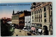 Bukarest Bucuresti - Victoriastraße m. Hotel Continental