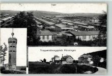 72525 W7420 Münsingen , Württ 1915 - Lager Truppenübungsplatz