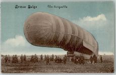 Militär Fesselballon - Arme Belge WK I Ballon