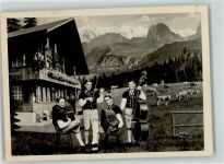 Biel/Bienne Gebr. Moser aus Biel , Jodler , Ziehharmonika , Cello Volksmusik Foto AK