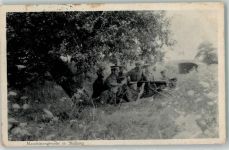 Maschinengewehr in Stellung AK Artillerie WK I