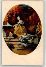 Italien Fravur 1965 Pierrot sign. Pontoy Künstler 1926