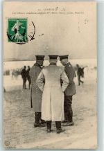 Luneville Le Officiers attaches au Zeppelin IV : Herrn Georg, Jacobi , Brandeis Zeppelin