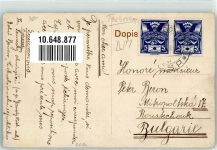 Dolni Bousov Nieder Bausow - Ort handschriftlich