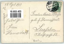 77704 W7602 Oberkirch , Baden 1909 - mit Kath. Kirche St.Cyriak