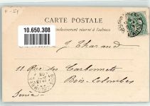 51000 Chalons-en-Champagne 1903 - Avenue de la Gare Apotheke zum Bahnhof