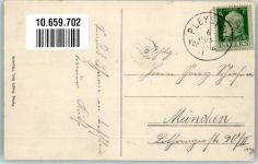 92714 W8481 Pleystein 1911 - mit Kreuzbergkirche und Stadtpfarrkirche