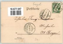 Harfe Lieder singen Engel 1899 Lithographie / Künstlerkarte