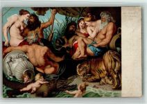 29752 - Die vier Weltteile von Rubens AK Flecken Stengel + Co
