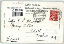 sign. Platz, Ernst Bergsteiger 1907 Gebrauchsspuren
