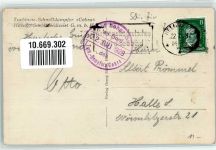 W2192 Helgoland Dampfer Cobra Ausschiffen Hapag + Bordstempel 22. Juli 1928 Seebäderschiff Foto AK