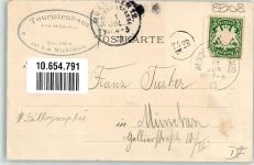 83727 W8163 Bayrischzell 1903 Lithographie Wendelstein Kirchlein