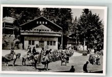 89518 W7920 Heidenheim an der Brenz 1952 Gebrauchsspuren Naturtheater Wihelm Tell Foto AK