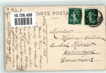 Monte Carlo 1908 Gebrauchsspuren Hotel Villa des Fleurs