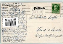 sign. Rich. Klein Weihnachtsausschuß vom Roten Kreuz Weihnacht im Feld WK I Künstlerkarte