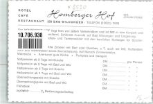 34537 W3590 Bad Wildungen FOTO KEINE AK Hotel Homberger Hof