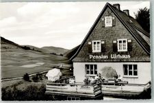 34508 W3542 Schwalefeld Foto AK Pension Lürhaus Sonnen-Terrasse
