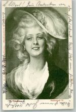 Studienkopf IV v. Torggler Verlag Ackermann Nr. 1097 Adelskorrespondenz Frau Künstlerkarte 1900 Künstlerkarte