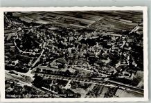 38315 W3342 Hornburg , Kr Wolfenbüttel 1939 Foto AK Fliegeraufnahme des Ortes mit Kirche Beatae Mariae Virginis