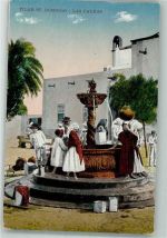 Las Palmas de Gran Canaria 1929 - Tracht Brunnen Pilar St. Domingo