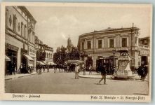 Bukarest Bucuresti - Denkmal St. Gheorghe Platz