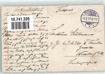 Schwerer Abschied WK I Sanitätshund 1917 Künstlerkarte