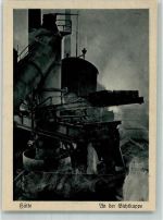 Schweinitz 1921 Foto AK Zeche Hütte Ort lt. Stempel