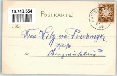 Serie XII 5698 + Haarmode Adelskorrespondenz TSN 1899 Lithographie