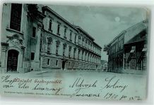 Esztergom 1900 Gebrauchsspuren Mondschein