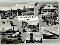 Nr. 1271 - Exposition 1958 Some general views - AK Ausstellung