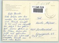 07937 O6570 Zeulenroda - Rathaus HO-Hotel Thüringer Hof am Markt Karpfenpfeiferbrunnen Kulturhaus Deutsch-Sowjetische Freundschaft Hubert-Westhoff-Oberschule